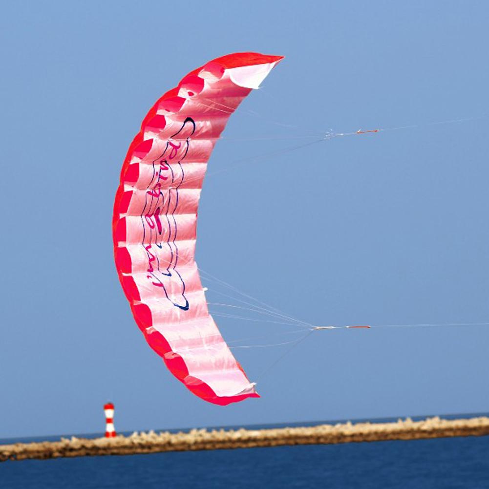 Outdoor Dual Line Stunt Parafo - Kite Surf Bar Control ulasan dan harga