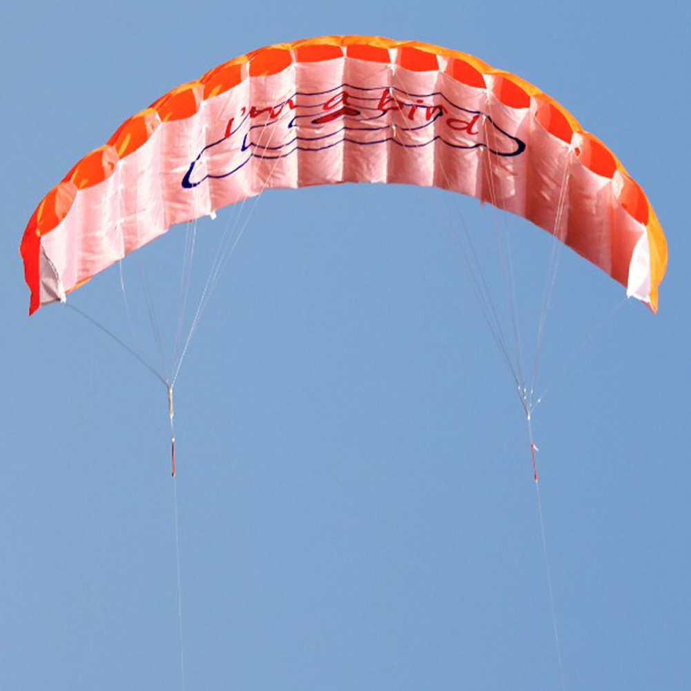 Outdoor Dual Line Stunt Parafo - Kite Surf Bar Control ulasan dan harga